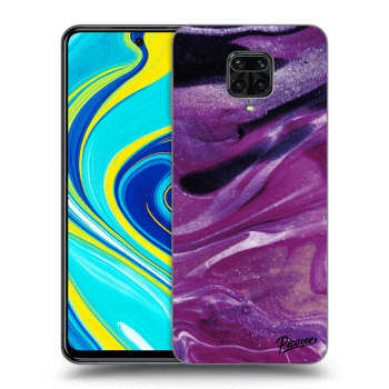 Husă pentru Xiaomi Redmi Note 9 Pro - Purple glitter