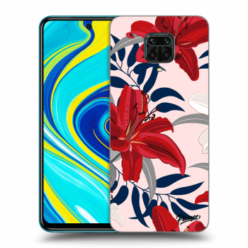 Husă pentru Xiaomi Redmi Note 9S - Red Lily