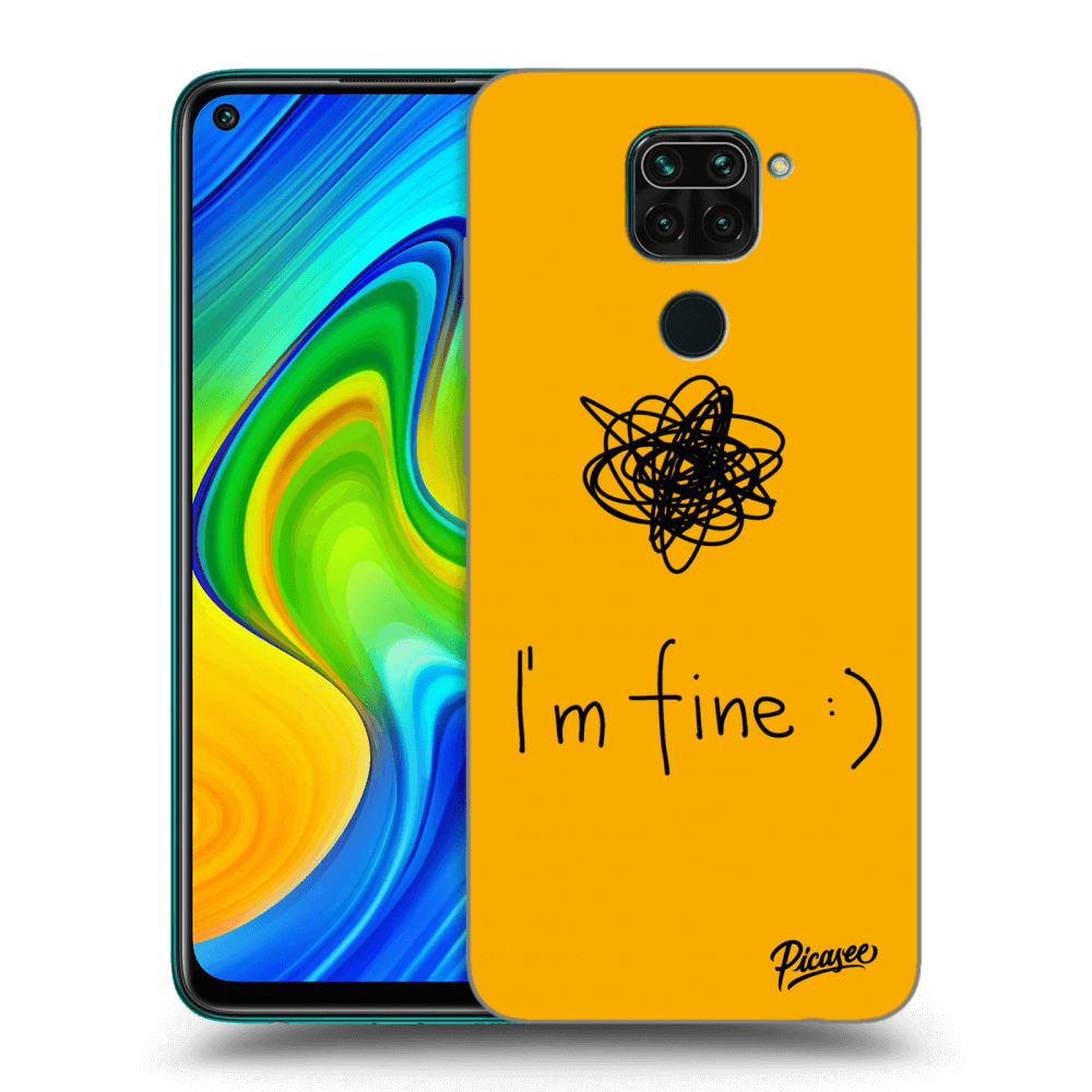 Picasee ULTIMATE CASE pentru Xiaomi Redmi Note 9 - I am fine