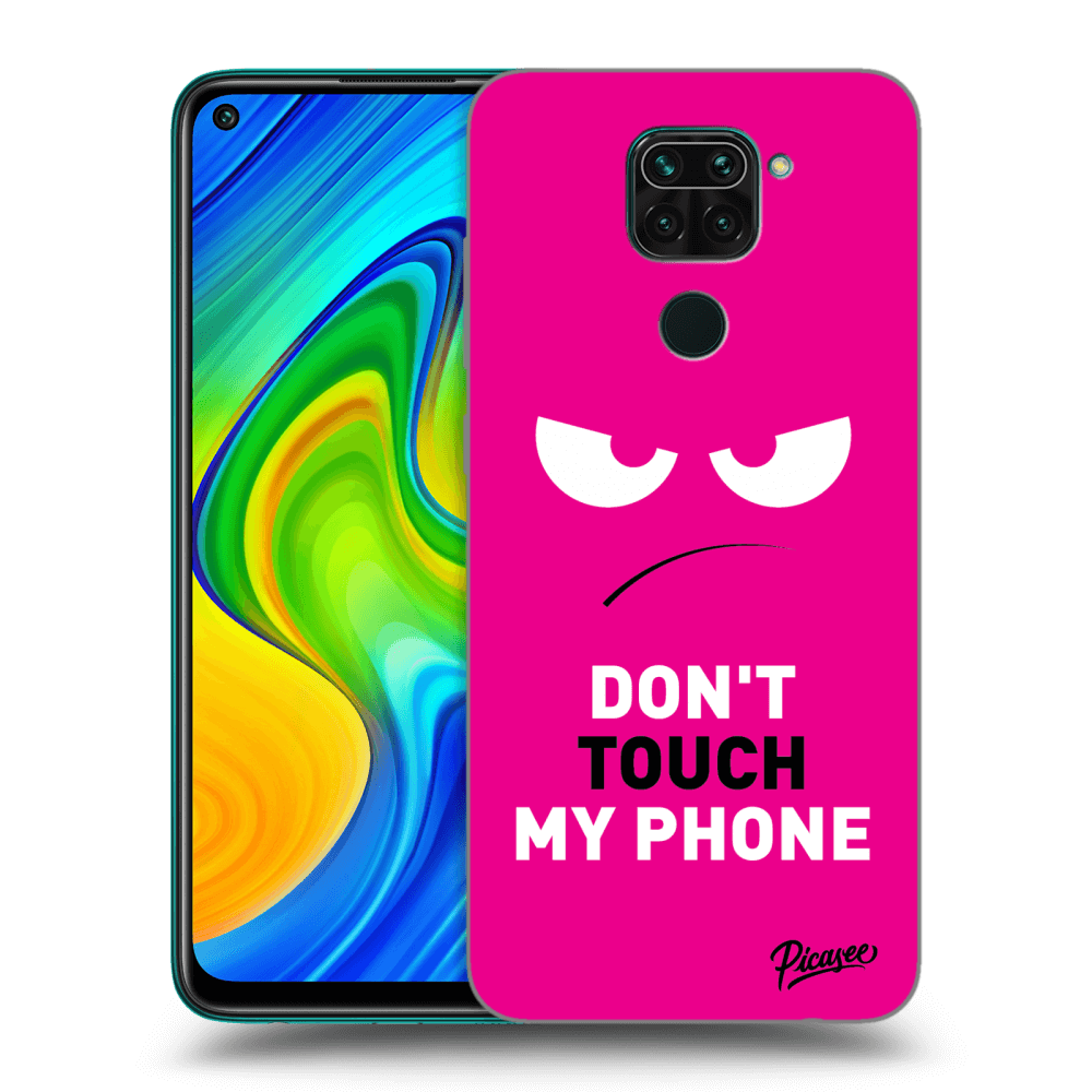 Picasee ULTIMATE CASE pentru Xiaomi Redmi Note 9 - Angry Eyes - Pink