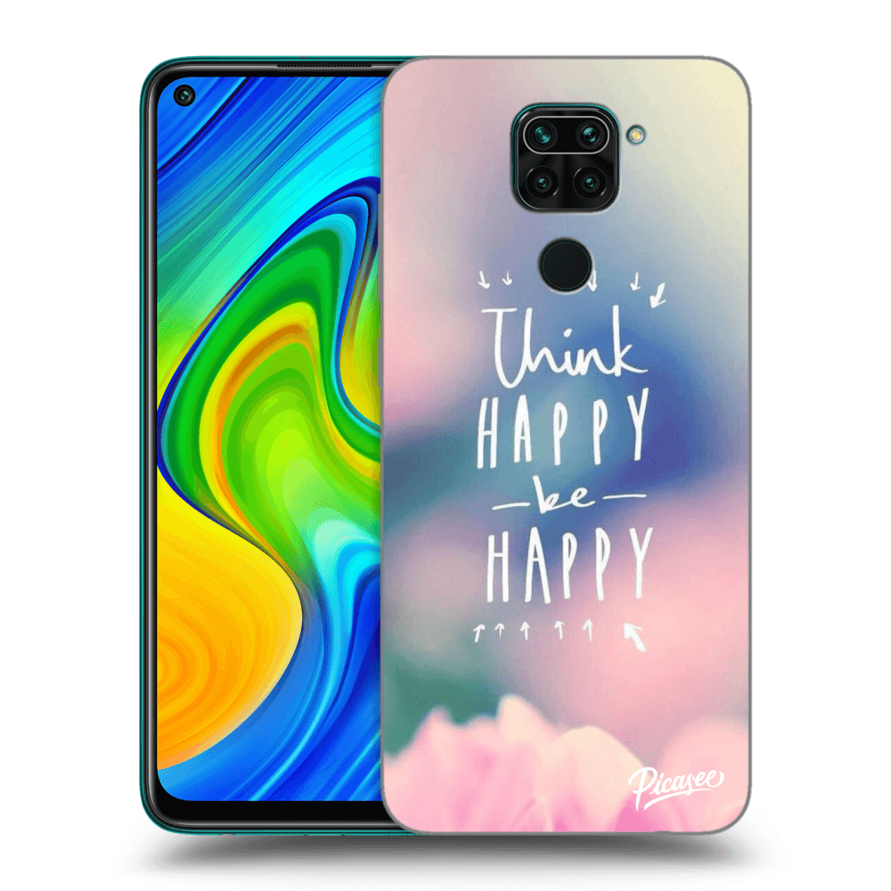 Picasee husă transparentă din silicon pentru Xiaomi Redmi Note 9 - Think happy be happy