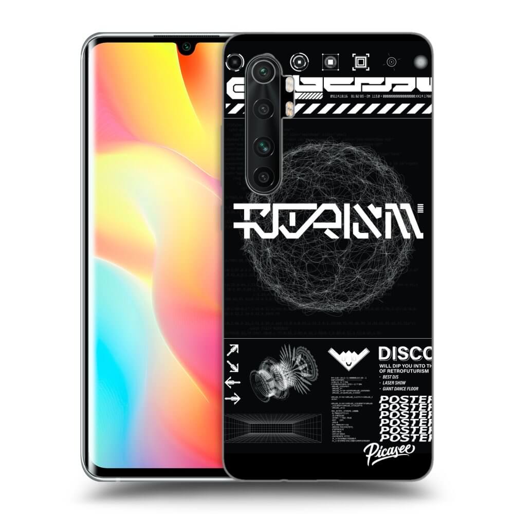 Picasee husă transparentă din silicon pentru Xiaomi Mi Note 10 Lite - BLACK DISCO