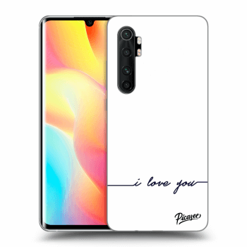 Picasee ULTIMATE CASE pentru Xiaomi Mi Note 10 Lite - I love you