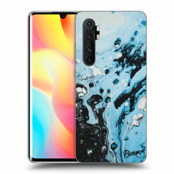 Picasee husă transparentă din silicon pentru Xiaomi Mi Note 10 Lite - Organic blue