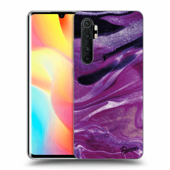 Husă pentru Xiaomi Mi Note 10 Lite - Purple glitter