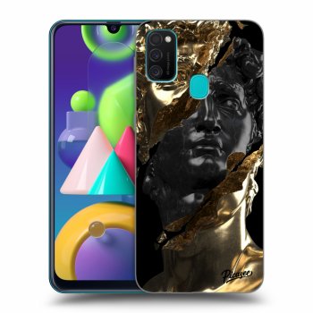 Husă pentru Samsung Galaxy M21 M215F - Gold - Black