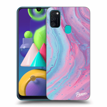 Husă pentru Samsung Galaxy M21 M215F - Pink liquid