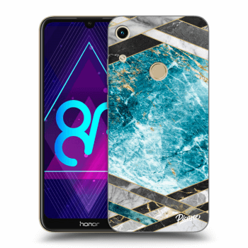 Husă pentru Honor 8A - Blue geometry