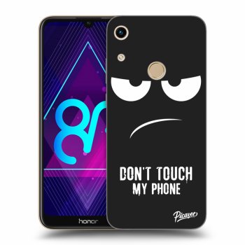 Picasee husă neagră din silicon pentru Honor 8A - Don't Touch My Phone