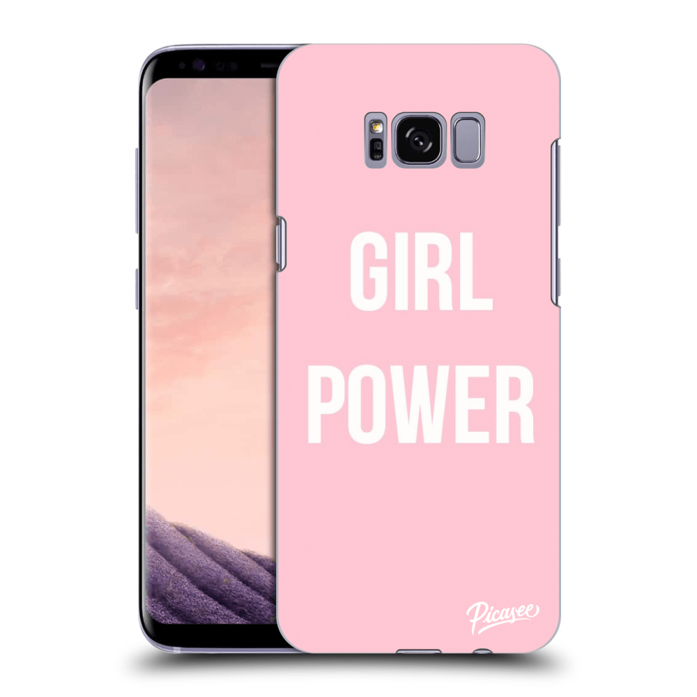 Picasee husă neagră din silicon pentru Samsung Galaxy S8 G950F - Girl power