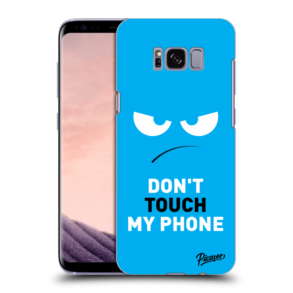 Picasee ULTIMATE CASE pentru Samsung Galaxy S8 G950F - Angry Eyes - Blue