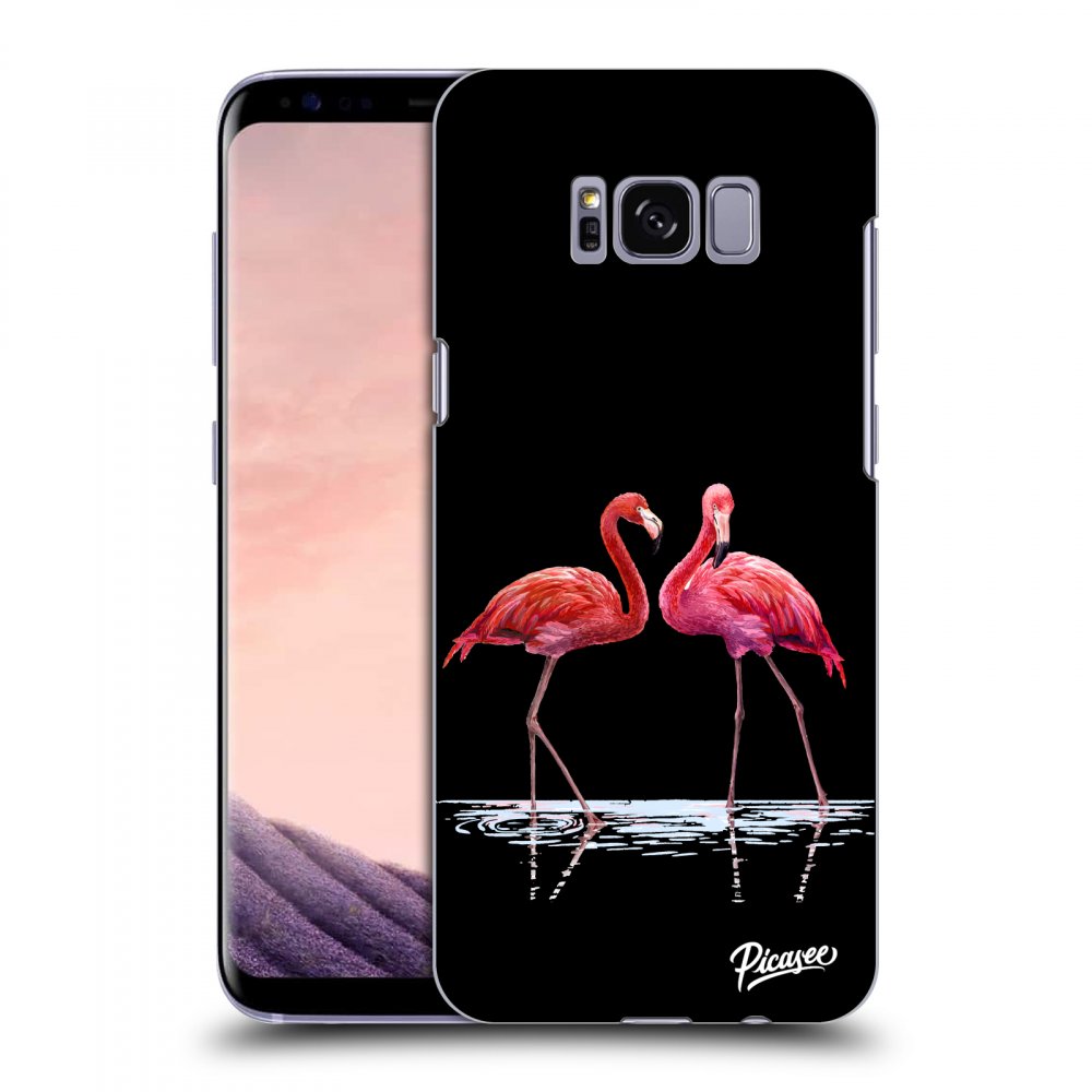 Picasee ULTIMATE CASE pentru Samsung Galaxy S8 G950F - Flamingos couple