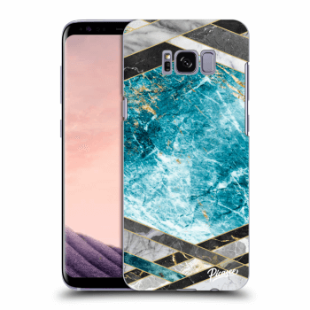 Husă pentru Samsung Galaxy S8 G950F - Blue geometry