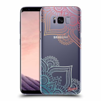 Picasee husă transparentă din silicon pentru Samsung Galaxy S8 G950F - Flowers pattern