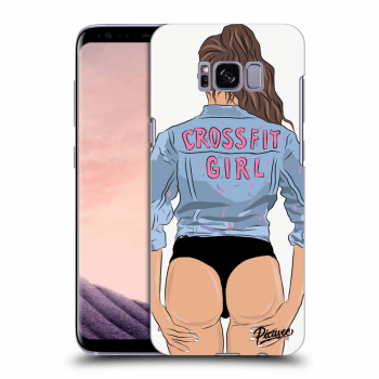 Picasee husă transparentă din silicon pentru Samsung Galaxy S8 G950F - Crossfit girl - nickynellow