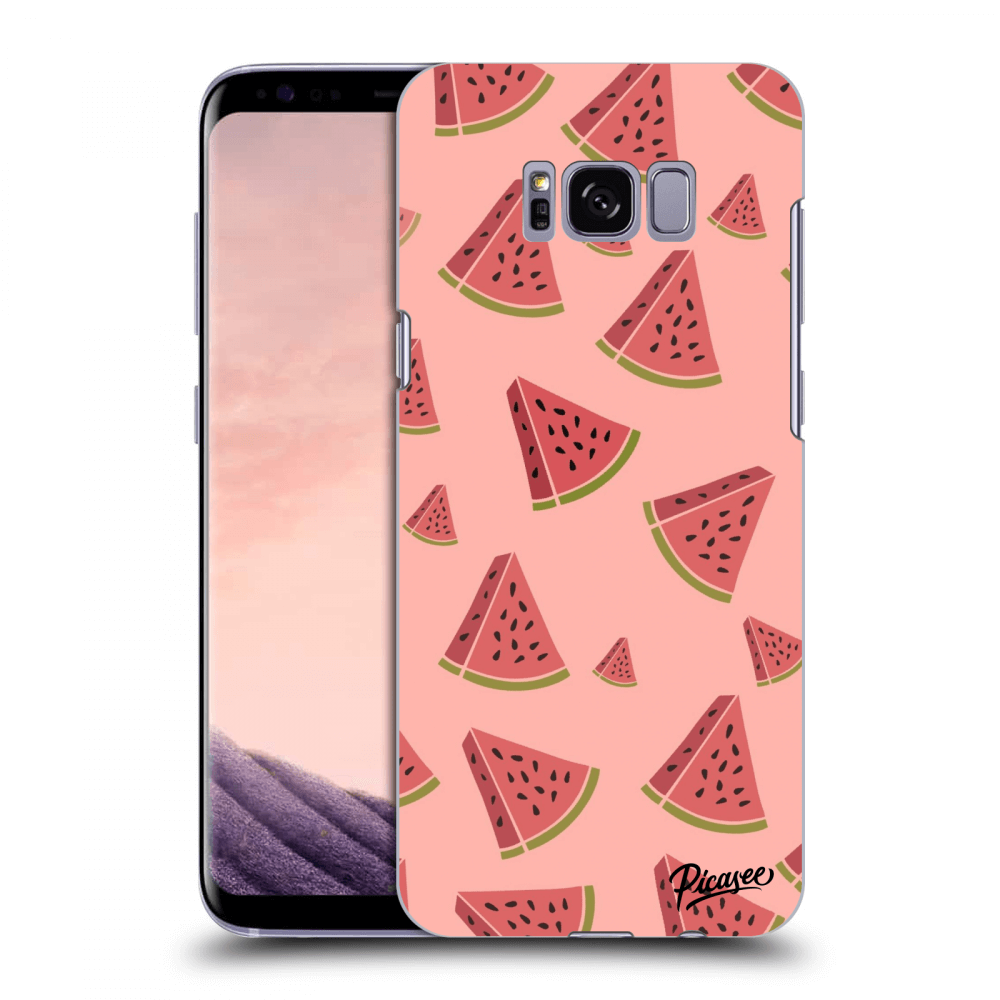 Picasee husă transparentă din silicon pentru Samsung Galaxy S8 G950F - Watermelon