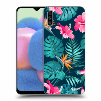 Husă pentru Samsung Galaxy A30s A307F - Pink Monstera