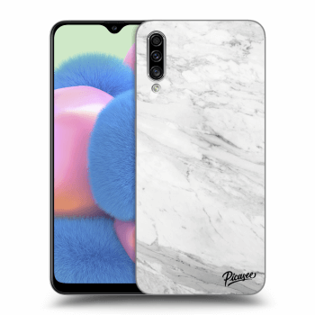 Husă pentru Samsung Galaxy A30s A307F - White marble