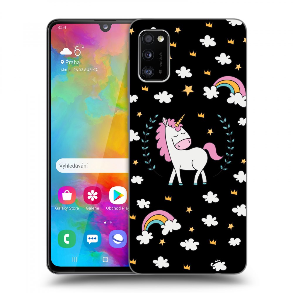 Picasee ULTIMATE CASE pentru Samsung Galaxy A41 A415F - Unicorn star heaven