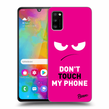 Picasee ULTIMATE CASE pentru Samsung Galaxy A41 A415F - Angry Eyes - Pink