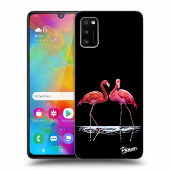 Husă pentru Samsung Galaxy A41 A415F - Flamingos couple