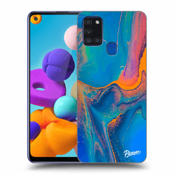 Husă pentru Samsung Galaxy A21s - Rainbow