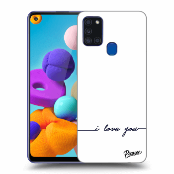 Husă pentru Samsung Galaxy A21s - I love you