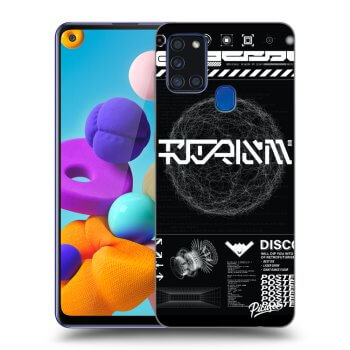 Husă pentru Samsung Galaxy A21s - BLACK DISCO