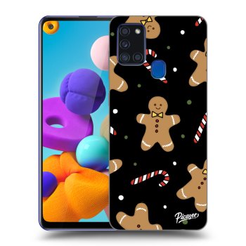 Picasee husă neagră din silicon pentru Samsung Galaxy A21s - Gingerbread