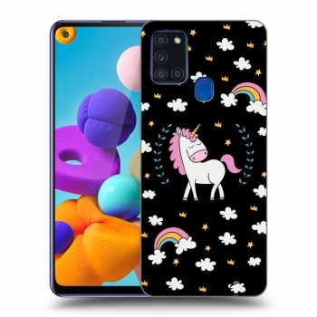 Husă pentru Samsung Galaxy A21s - Unicorn star heaven