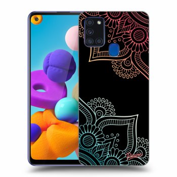 Husă pentru Samsung Galaxy A21s - Flowers pattern