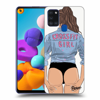 Picasee ULTIMATE CASE pentru Samsung Galaxy A21s - Crossfit girl - nickynellow