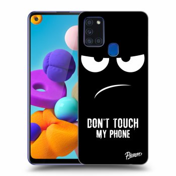 Picasee ULTIMATE CASE pentru Samsung Galaxy A21s - Don't Touch My Phone