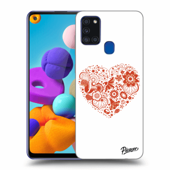 Husă pentru Samsung Galaxy A21s - Big heart