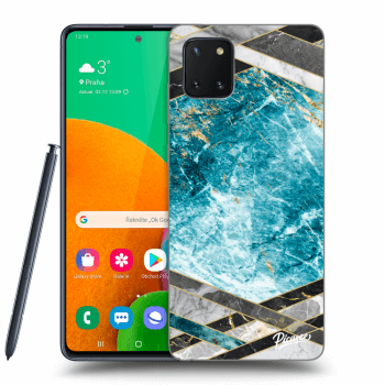 Husă pentru Samsung Galaxy Note 10 Lite N770F - Blue geometry