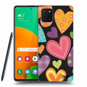 Husă pentru Samsung Galaxy Note 10 Lite N770F - Colored heart