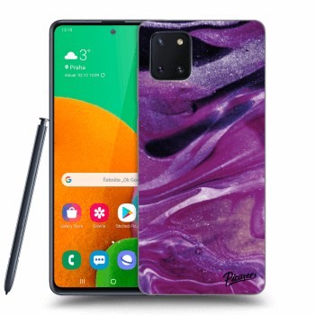 Husă pentru Samsung Galaxy Note 10 Lite N770F - Purple glitter