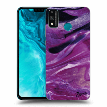 Husă pentru Honor 9X Lite - Purple glitter