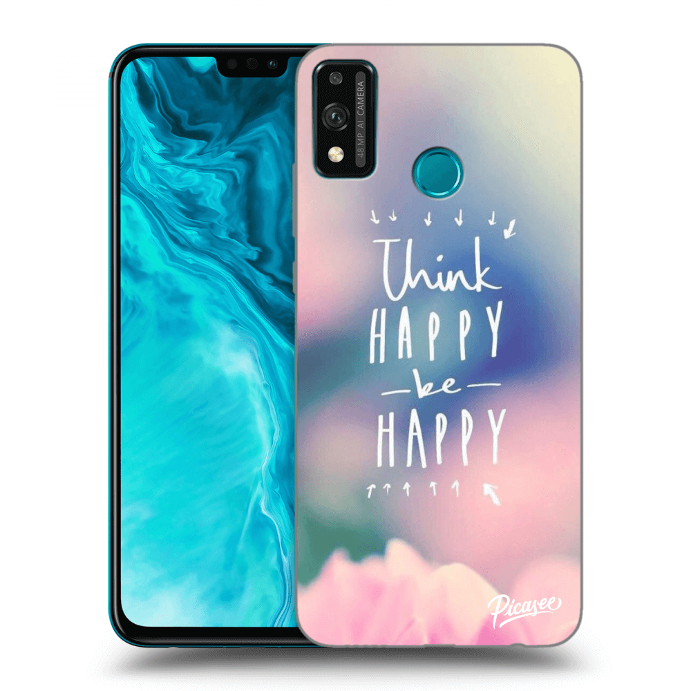 Picasee husă transparentă din silicon pentru Honor 9X Lite - Think happy be happy