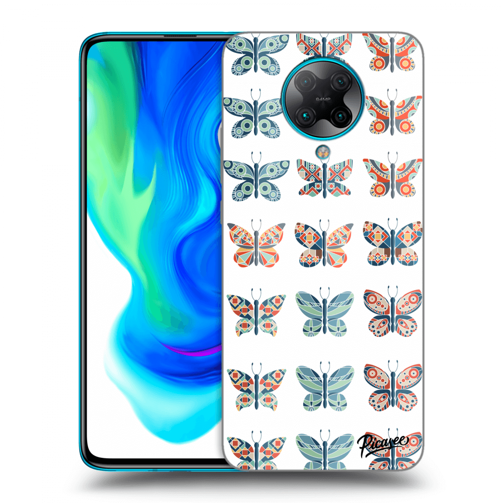 Picasee husă transparentă din silicon pentru Xiaomi Poco F2 Pro - Butterflies