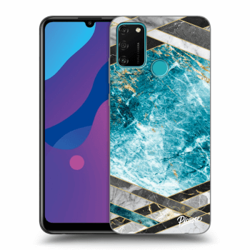 Husă pentru Honor 9A - Blue geometry