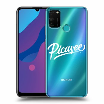 Picasee husă transparentă din silicon pentru Honor 9A - Picasee - White