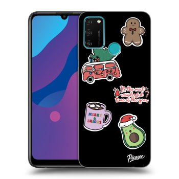 Husă pentru Honor 9A - Christmas Stickers