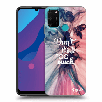 Picasee husă neagră din silicon pentru Honor 9A - Don't think TOO much