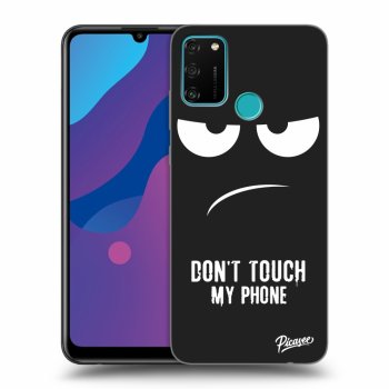 Picasee husă neagră din silicon pentru Honor 9A - Don't Touch My Phone