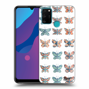 Picasee husă transparentă din silicon pentru Honor 9A - Butterflies
