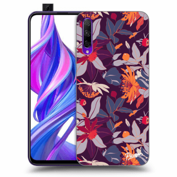 Husă pentru Honor 9X Pro - Purple Leaf