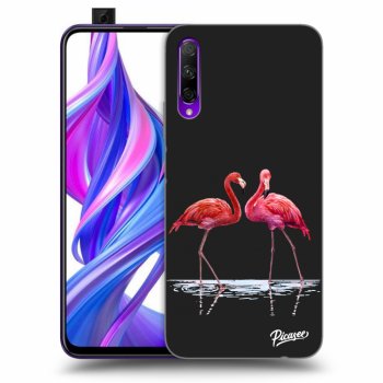 Husă pentru Honor 9X Pro - Flamingos couple