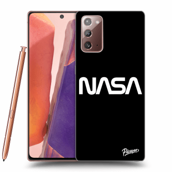 Picasee husă neagră din silicon pentru Samsung Galaxy Note 20 - NASA Basic