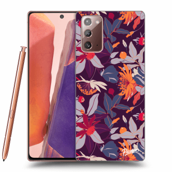 Husă pentru Samsung Galaxy Note 20 - Purple Leaf
